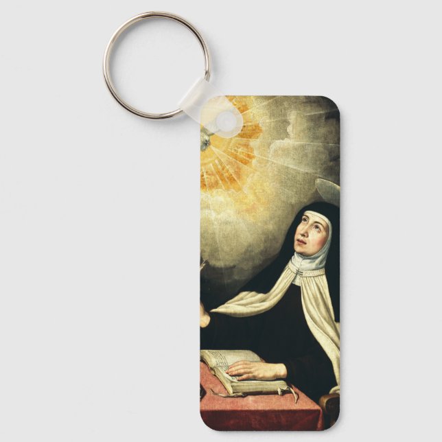 Saint Teresa von Avila Schlüsselanhänger (Vorderseite)