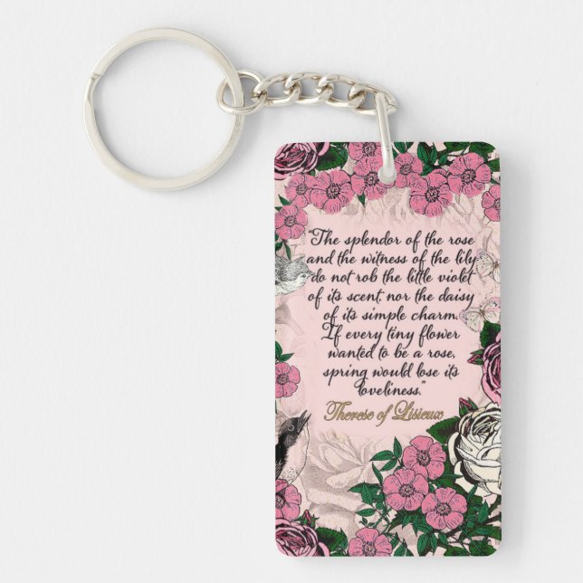 Saint-Thérèse de Lisieux porte - clé (Devant)