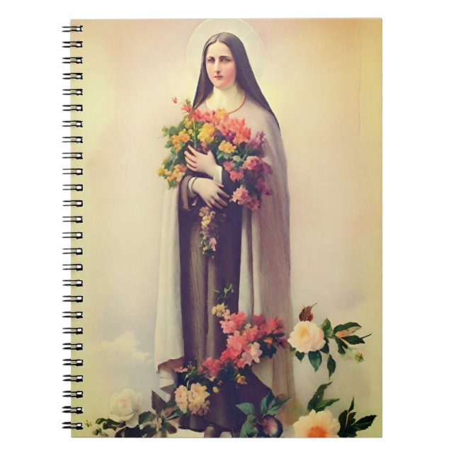 Saint Therese des Lisieux-Notebooks Notizblock (Vorderseite)