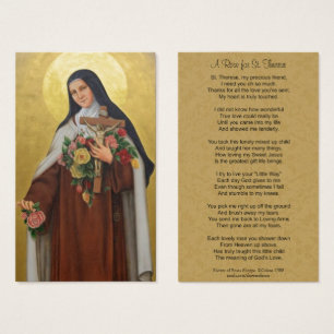 Saint-Thérèse, le petit poème aux fleurs