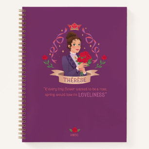 Saint Thérèse Lisieux Spiral Notebook Notizbuch
