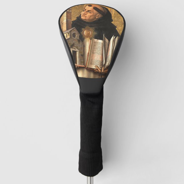 Saint Thomas Aquinas Doctor of Truth Golf Headcover (Vorderseite)