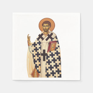 Saint Timothy der erste Christliche Bischof von Ep Serviette
