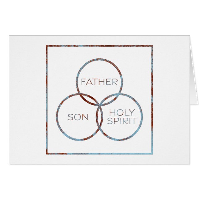 Saint-Trinité Père Fils Saint-Esprit (Devant Horizontal)