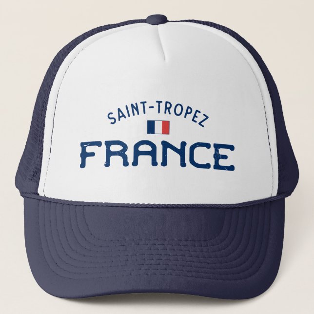 Saint-Tropez Frankreich gestört Truckerkappe (Vorderseite)