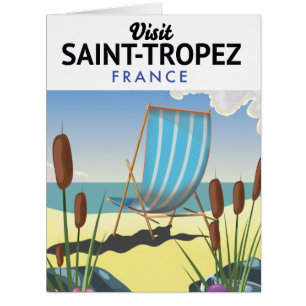 Saint-Tropez Frankreich Reiseplakat