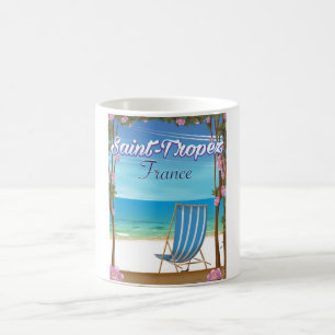 Saint-Tropez Frankreich Reiseplakat Kaffeetasse