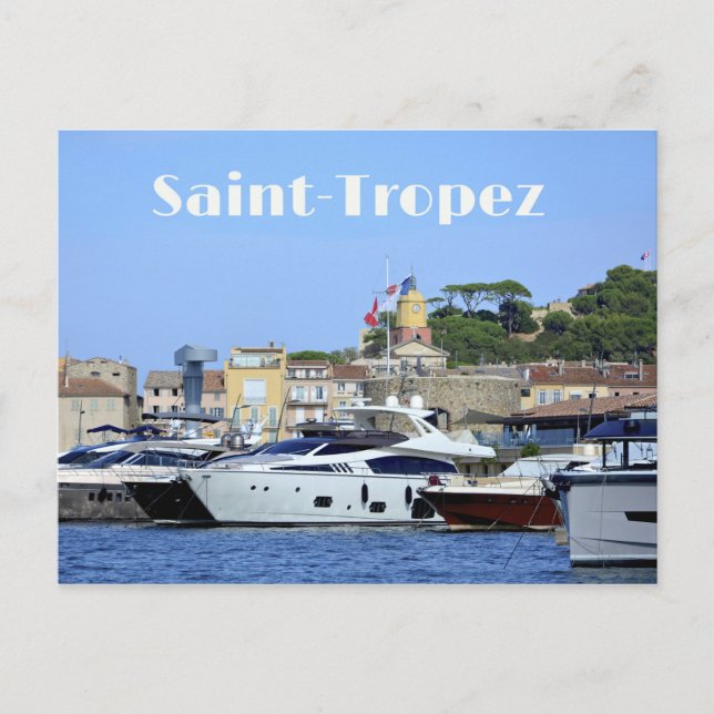 Saint-Tropez Postkarte (Vorderseite)