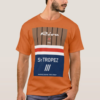 Saint Tropez Riva Aquarama Italien Motorboot Yacht T-Shirt
