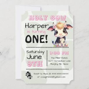 Saint-Vache Pays Anniversaire Fête Invitation