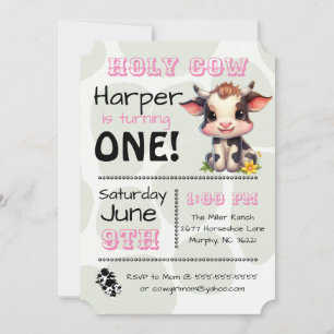 Saint-Vache Pays Anniversaire Fête Invitation