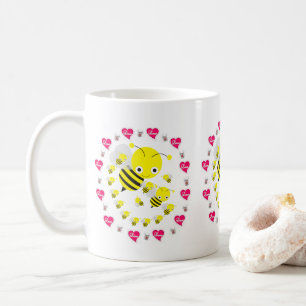 Saint Valentin Bumblebee Mice Mugs