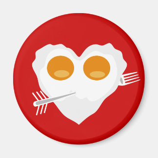 Saint Valentin coeur drôle Magnet personnalisé