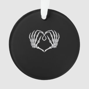 Saint Valentin Coeur gothique Avec Squelette Mains