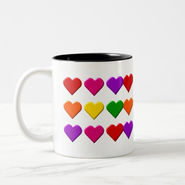 Saint Valentin Coeur Mug (Gauche)