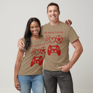 Saint Valentin Coeurs Jeu, T-shirt de football