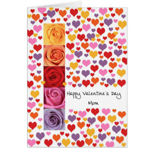 Saint-Valentin colorée par maman