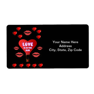 Saint Valentin Étiquette Vintage