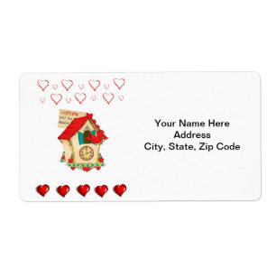 Saint Valentin Étiquette Vintage