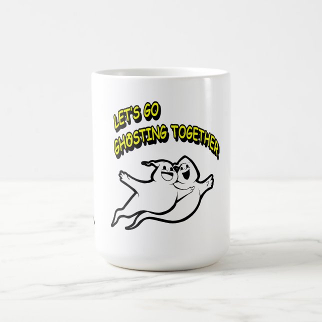 Saint Valentin Halloween Ghosting Together Mug (Centre)