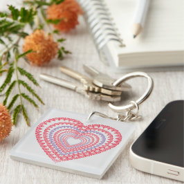 Saint-Valentin Mandala Message de Déplacement Coeu