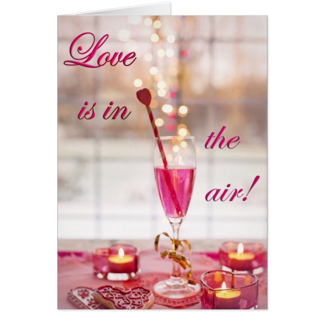 Saint Valentin Mariage Love Champagne (Devant)
