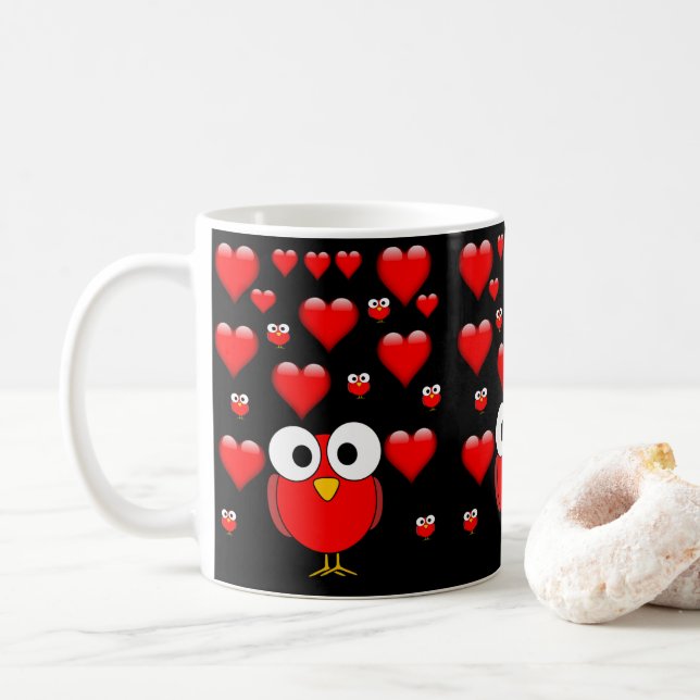 Saint Valentin Mug Mugs (Avec donut)
