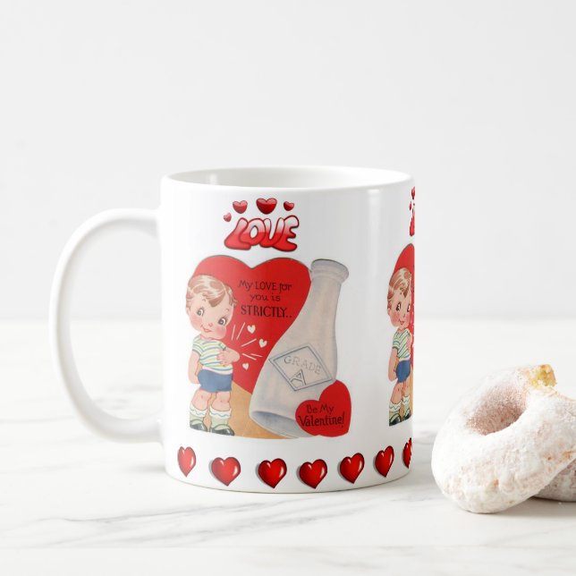 Saint Valentin Mug Mugs (Avec donut)