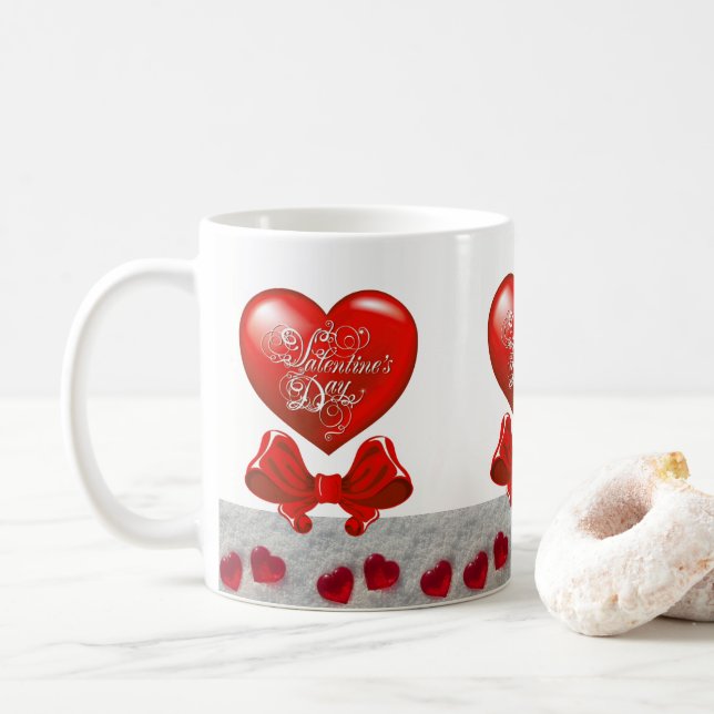 Saint Valentin Mug Mugs (Avec donut)