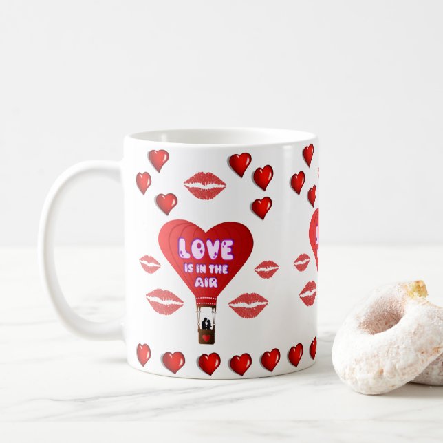 Saint Valentin Mug Mugs (Avec donut)