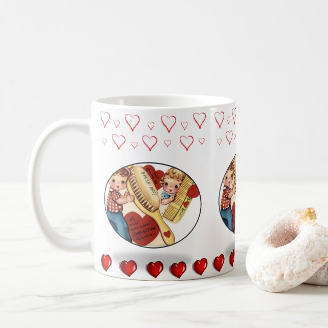 Saint Valentin Mug Mugs (Avec donut)