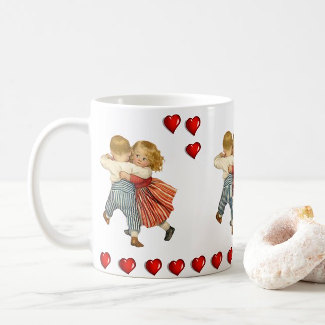 Saint Valentin Mug Mugs (Avec donut)