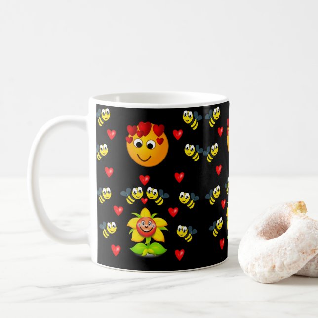 Saint Valentin Mug Mugs (Avec donut)