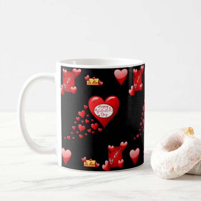 Saint Valentin Mug Mugs (Avec donut)