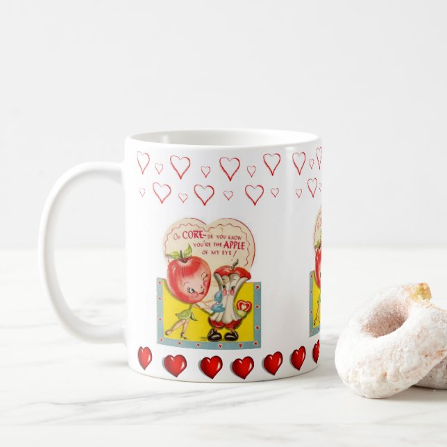 Saint Valentin Mug Mugs (Avec donut)