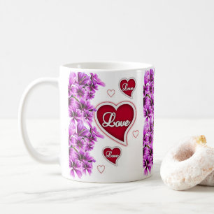 Saint-Valentin, Mugs floraux