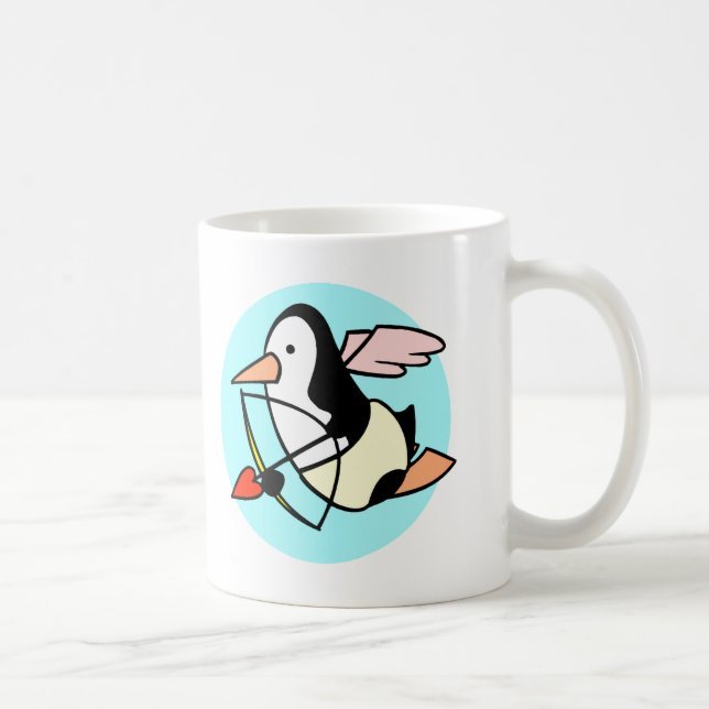 Saint Valentin Penguin Mug (Droite)