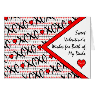 Saint Valentin pour les deux papas, XOXO Design