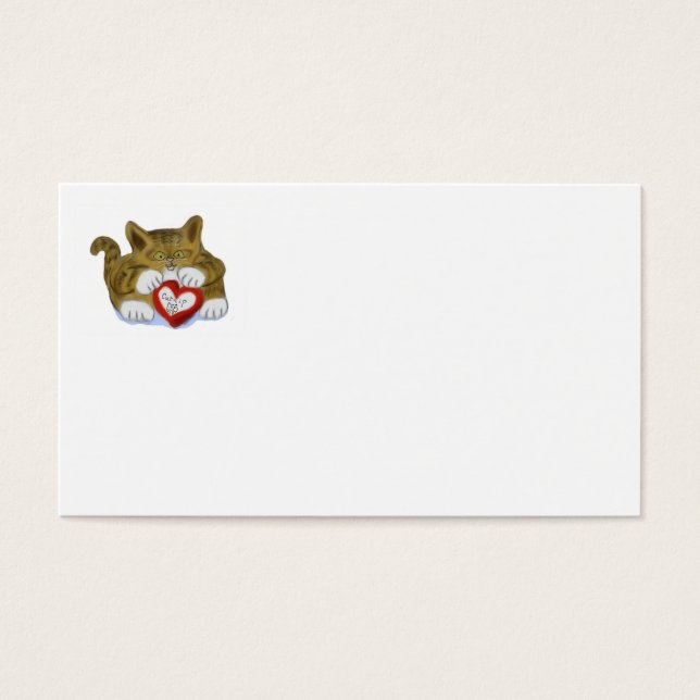 Saint Valentin présent pour Tiger Kitten (Devant)