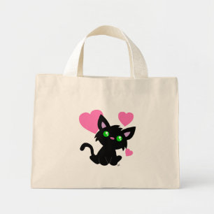 Saint Valentin Sac fourre-tout de Kitty Noir