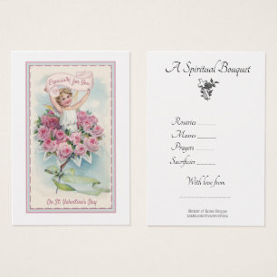 Saint Valentin Spirituel Religieux Bouquet Angel