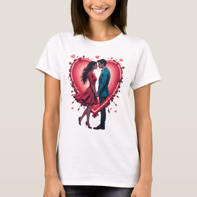 Saint Valentin T-shirt design (Devant)