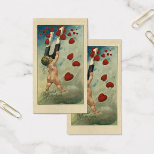 Saint-Valentin vintage, Cherub avec coeur magnétiq