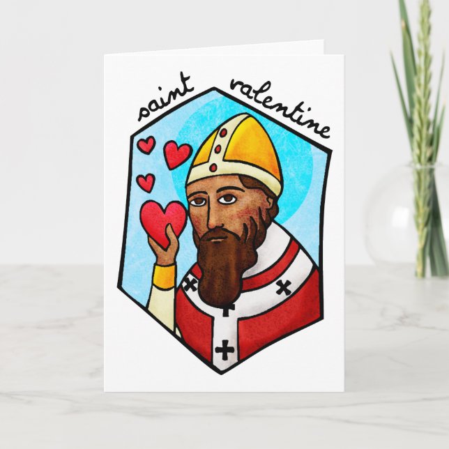 Saint Valentine Feiertagskarte (Vorderseite)