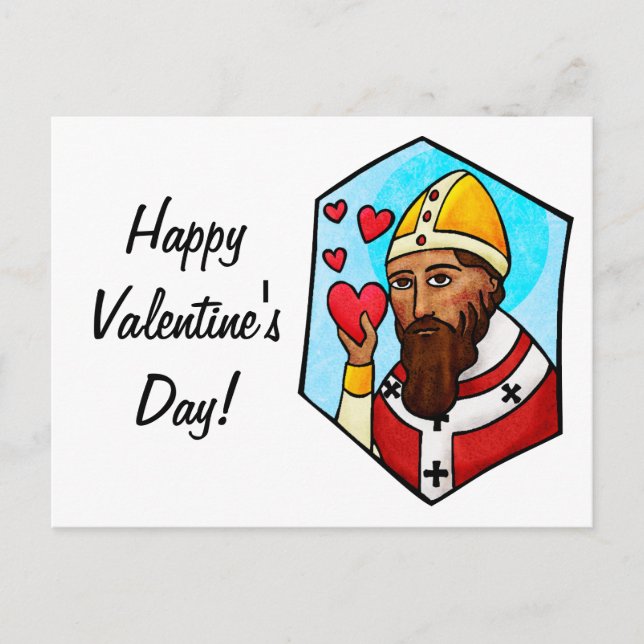 Saint Valentine Feiertagspostkarte (Vorderseite)