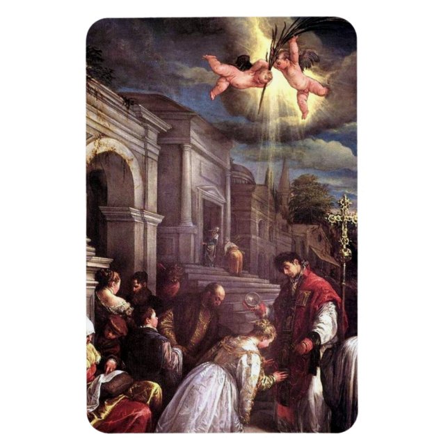 Saint Valentine taufen Saint Lucilla Magnet (Vertikal)