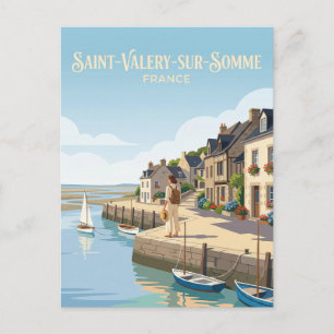 Saint-Valery-sur-Somme Frankreich Postkarte