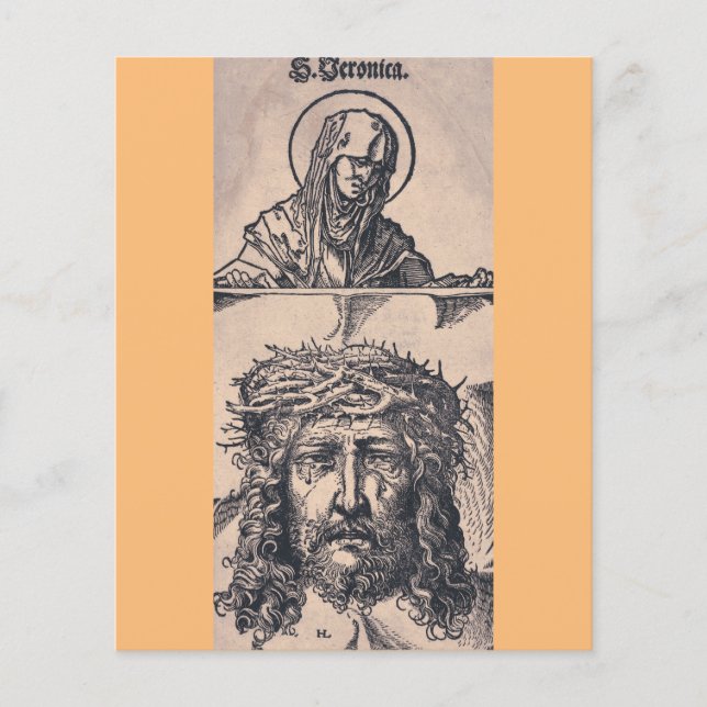 Saint Veronica mit dem Vernicle von Hans Burgmair (Vorderseite)