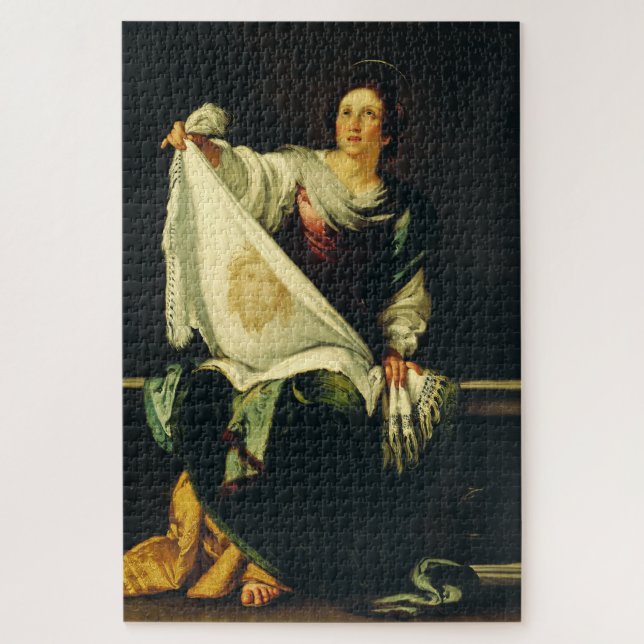 Saint Veronica von Bernardo Strozzi (Vertikal)