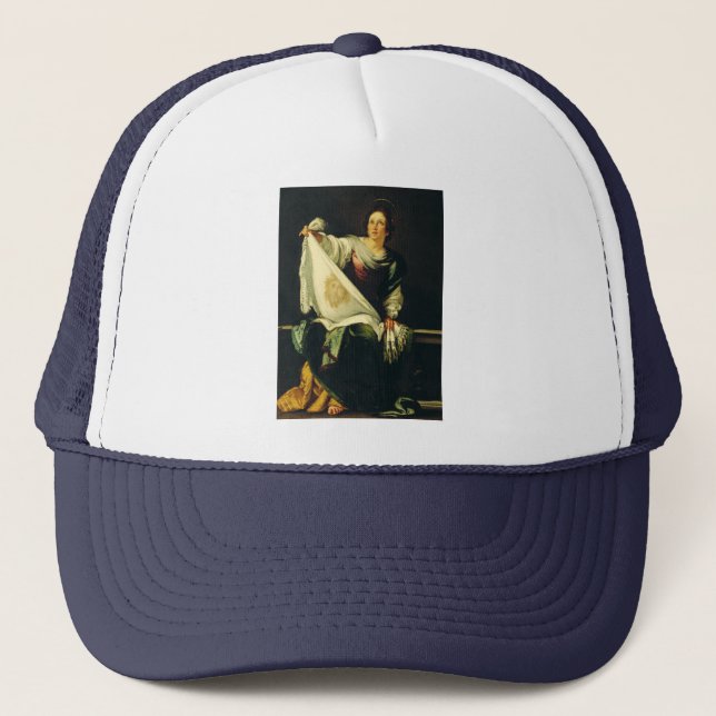 Saint Veronica von Bernardo Strozzi Truckerkappe (Vorderseite)